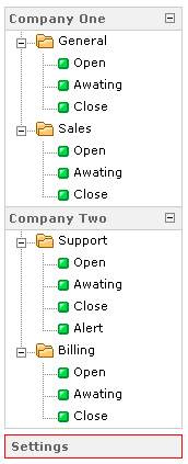 Admin Settings Admin Settings