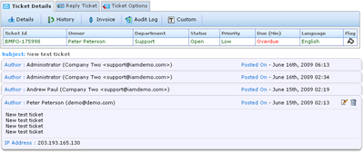 Ticket Details Ticket Details