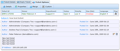 Ticket Options Ticket Options