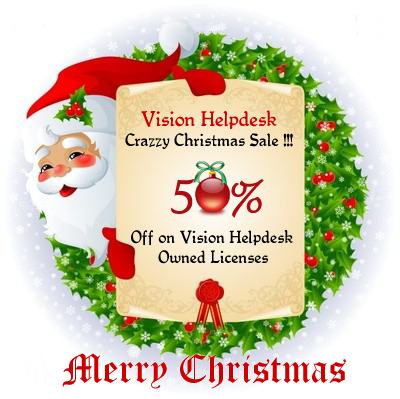vision helpdesk christmas sale