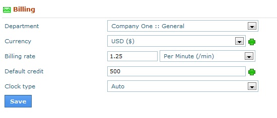 Vision Helpdesk Billing Module