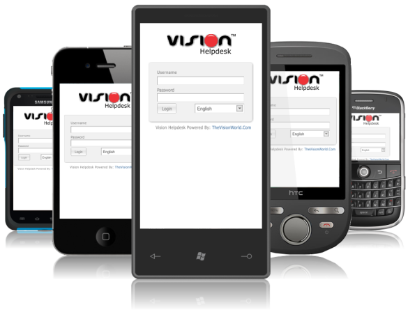Vision Helpdesk V3 Mobile Version